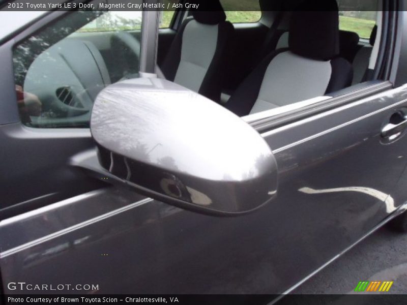 Magnetic Gray Metallic / Ash Gray 2012 Toyota Yaris LE 3 Door