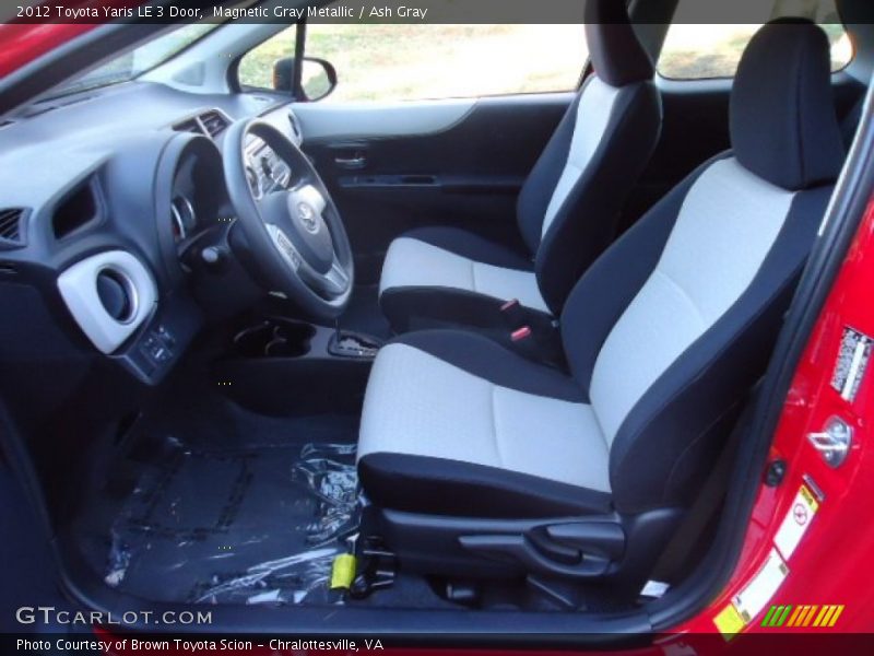Magnetic Gray Metallic / Ash Gray 2012 Toyota Yaris LE 3 Door