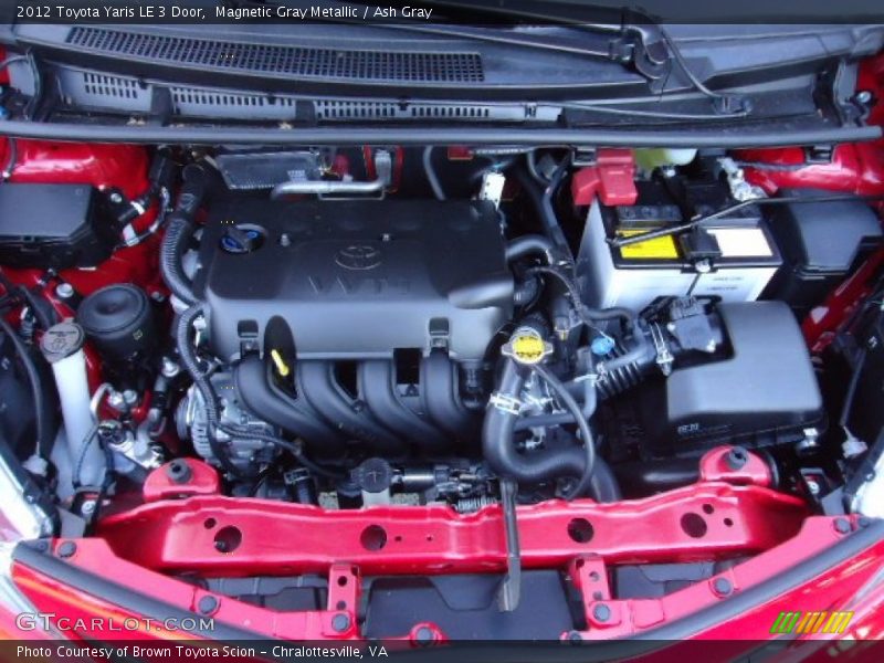 Magnetic Gray Metallic / Ash Gray 2012 Toyota Yaris LE 3 Door