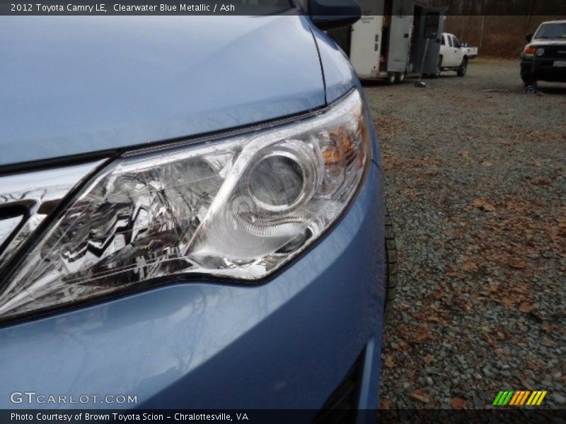 Clearwater Blue Metallic / Ash 2012 Toyota Camry LE