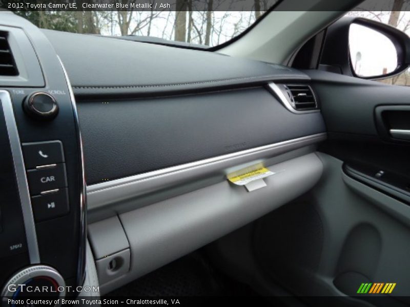 Clearwater Blue Metallic / Ash 2012 Toyota Camry LE