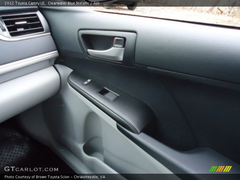 Clearwater Blue Metallic / Ash 2012 Toyota Camry LE