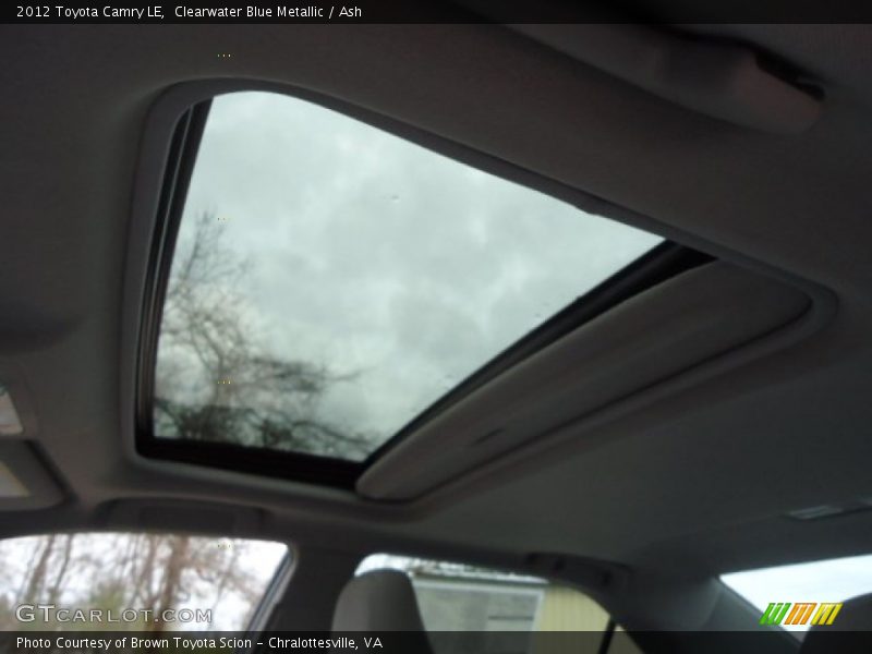 Clearwater Blue Metallic / Ash 2012 Toyota Camry LE