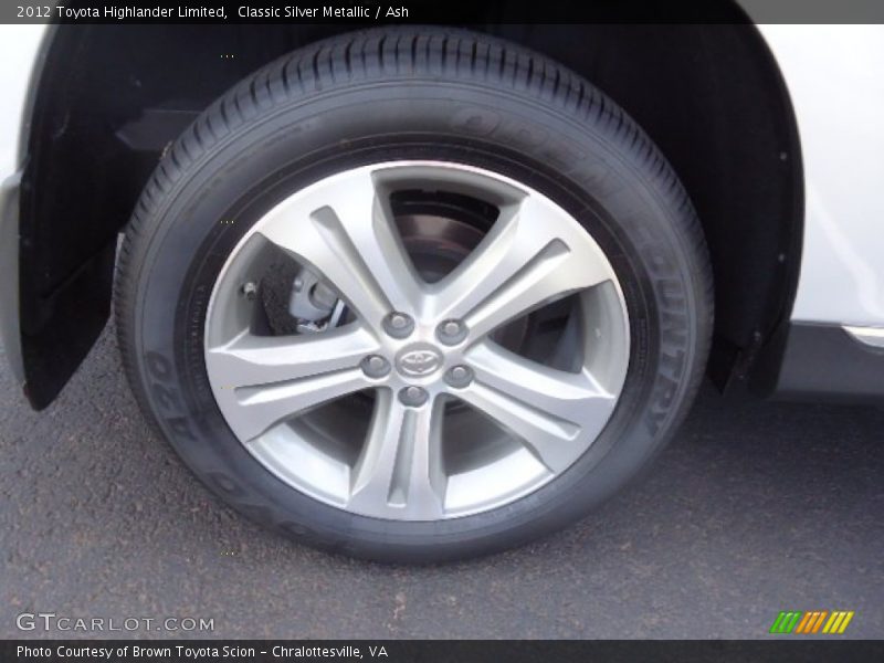 Classic Silver Metallic / Ash 2012 Toyota Highlander Limited