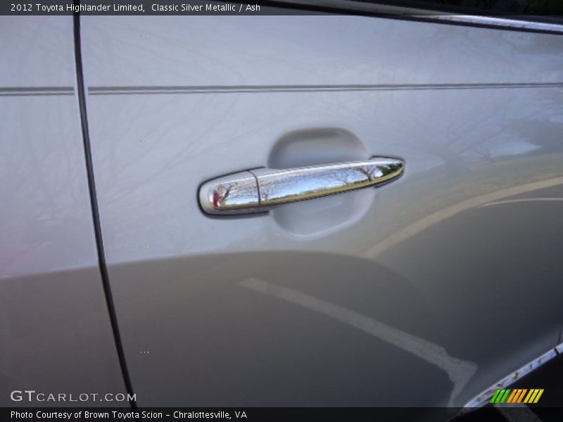 Classic Silver Metallic / Ash 2012 Toyota Highlander Limited