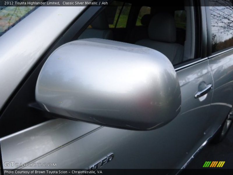 Classic Silver Metallic / Ash 2012 Toyota Highlander Limited