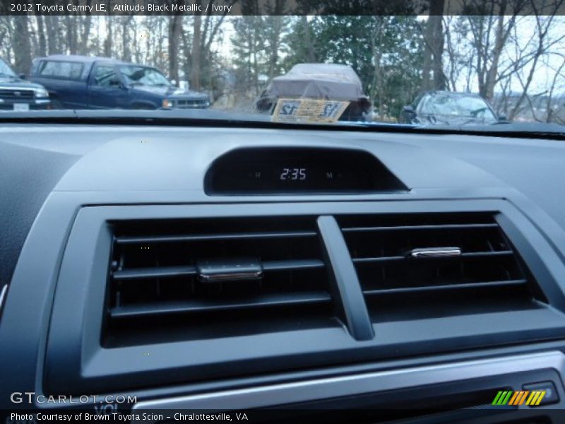 Attitude Black Metallic / Ivory 2012 Toyota Camry LE