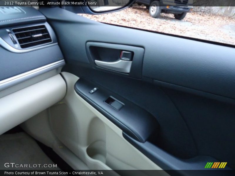 Attitude Black Metallic / Ivory 2012 Toyota Camry LE
