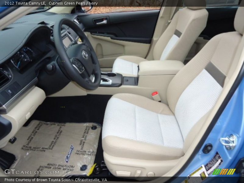 Cypress Green Pearl / Ivory 2012 Toyota Camry LE