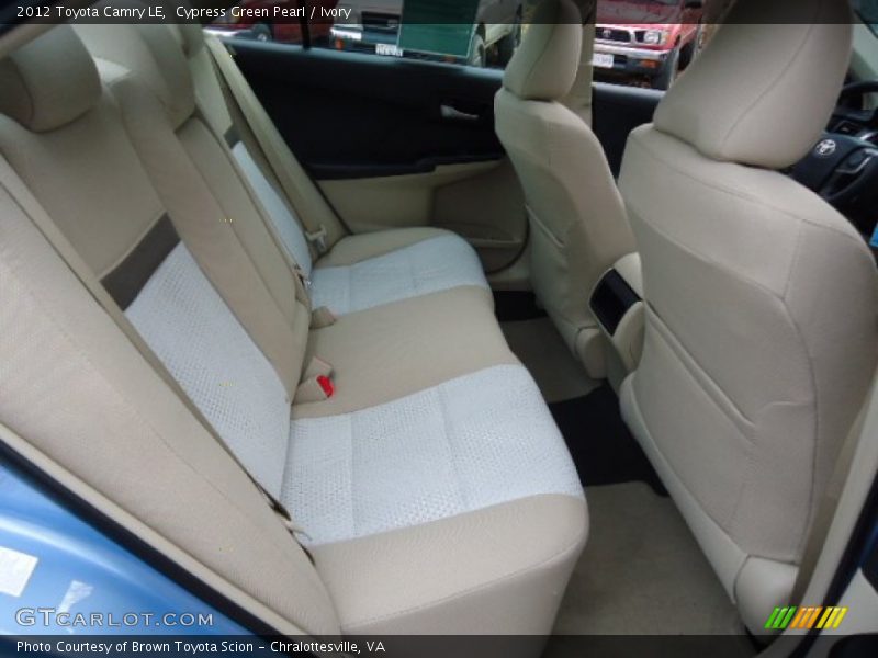 Cypress Green Pearl / Ivory 2012 Toyota Camry LE