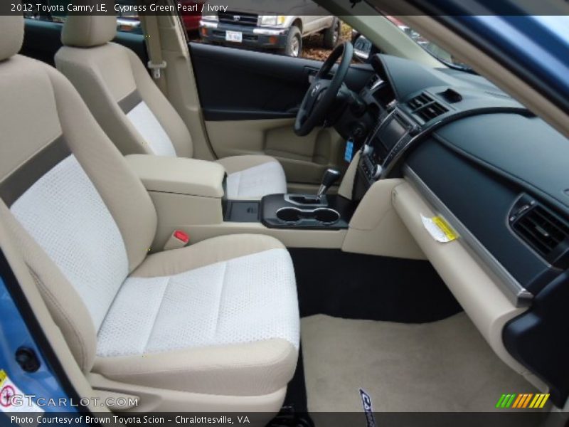 Cypress Green Pearl / Ivory 2012 Toyota Camry LE