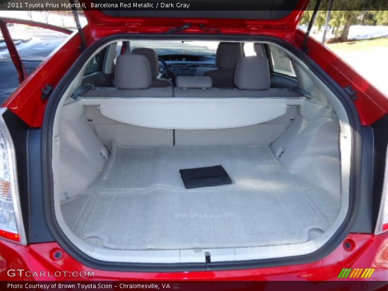 Barcelona Red Metallic / Dark Gray 2011 Toyota Prius Hybrid II