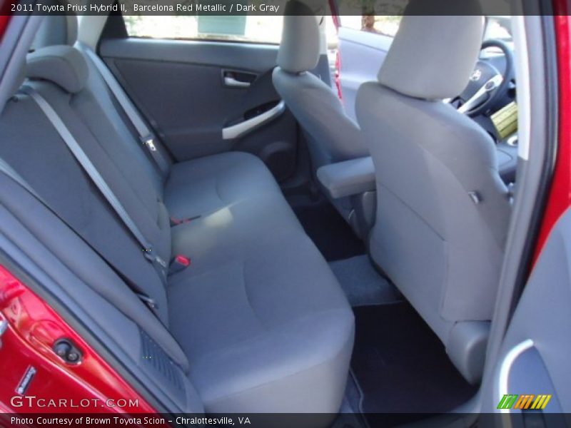 Barcelona Red Metallic / Dark Gray 2011 Toyota Prius Hybrid II