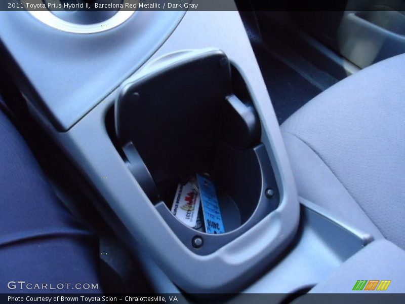 Barcelona Red Metallic / Dark Gray 2011 Toyota Prius Hybrid II