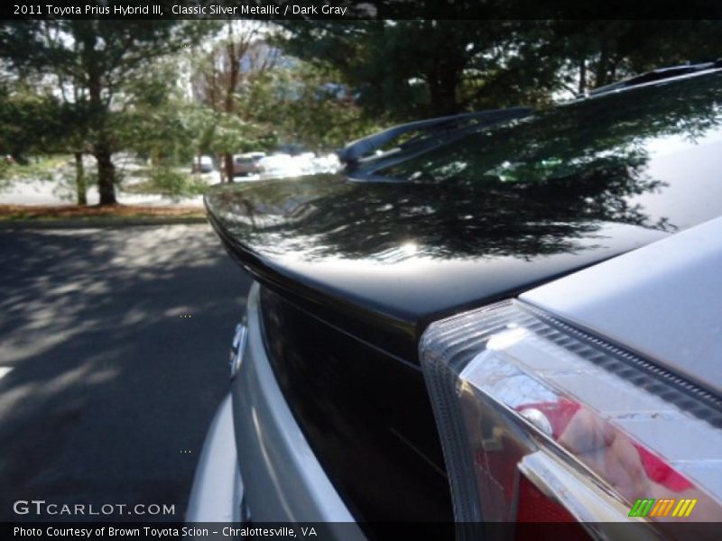 Classic Silver Metallic / Dark Gray 2011 Toyota Prius Hybrid III