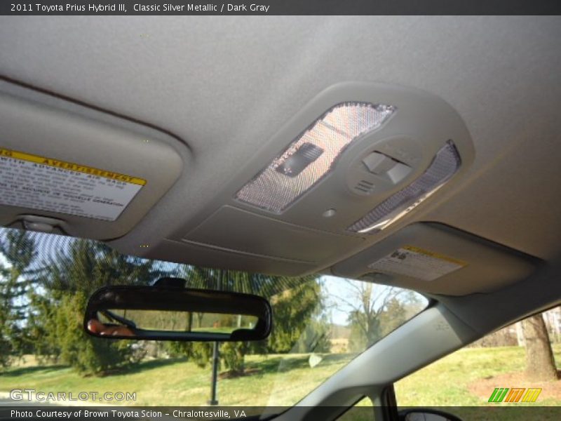 Classic Silver Metallic / Dark Gray 2011 Toyota Prius Hybrid III