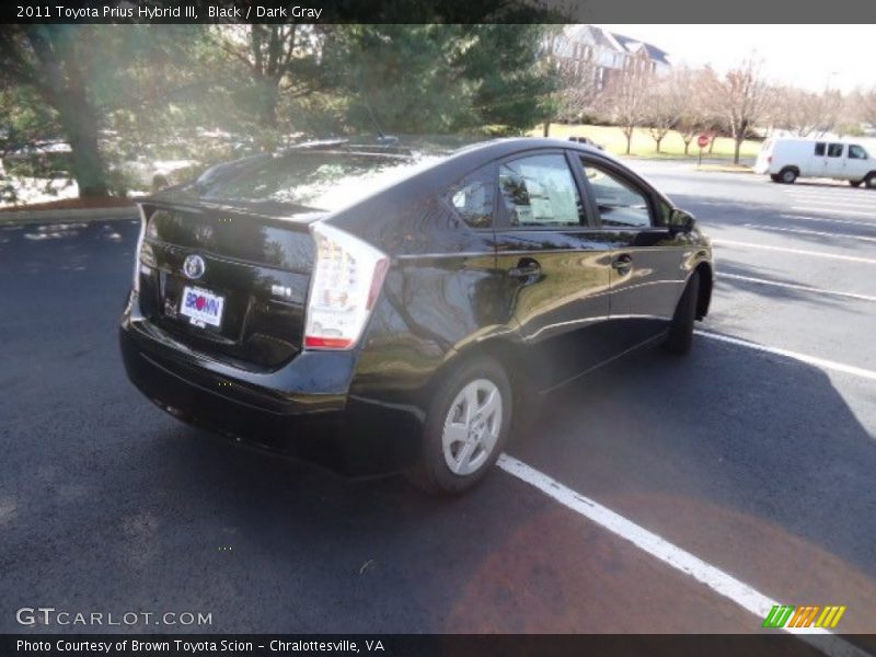 Black / Dark Gray 2011 Toyota Prius Hybrid III