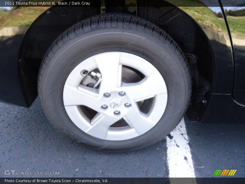 Black / Dark Gray 2011 Toyota Prius Hybrid III