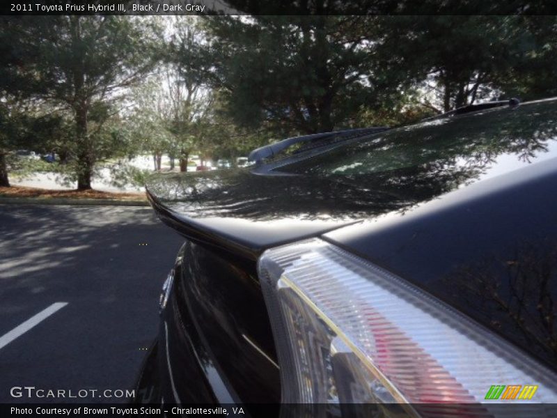 Black / Dark Gray 2011 Toyota Prius Hybrid III
