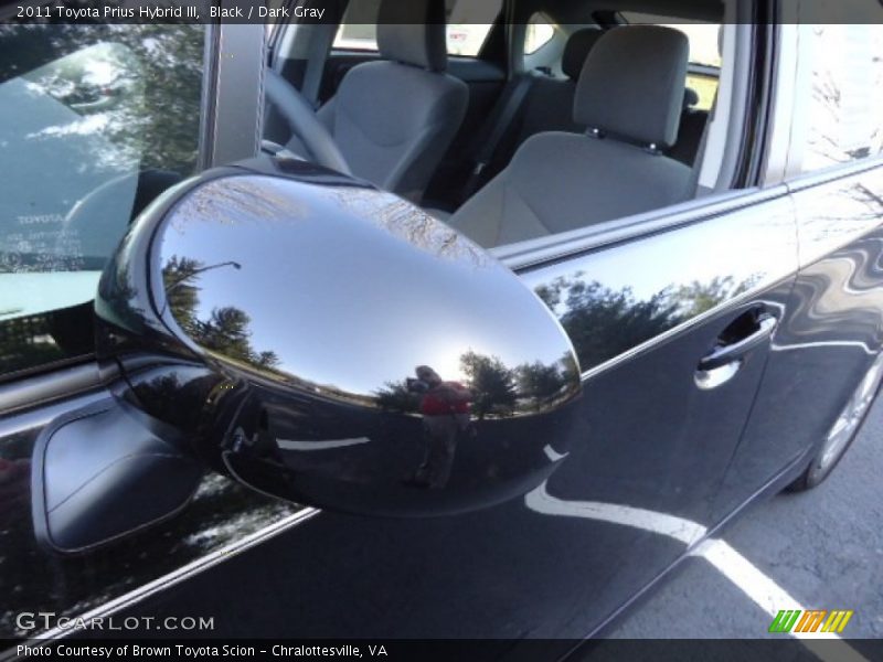 Black / Dark Gray 2011 Toyota Prius Hybrid III