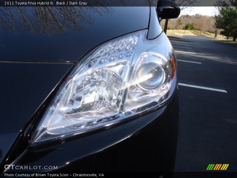Black / Dark Gray 2011 Toyota Prius Hybrid III