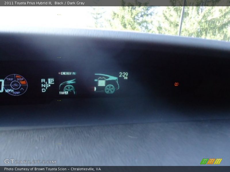 Black / Dark Gray 2011 Toyota Prius Hybrid III