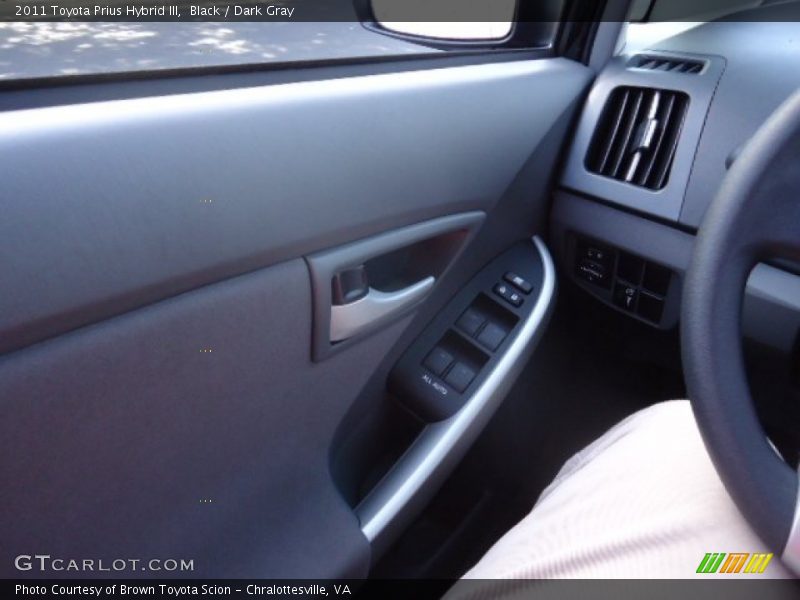 Black / Dark Gray 2011 Toyota Prius Hybrid III