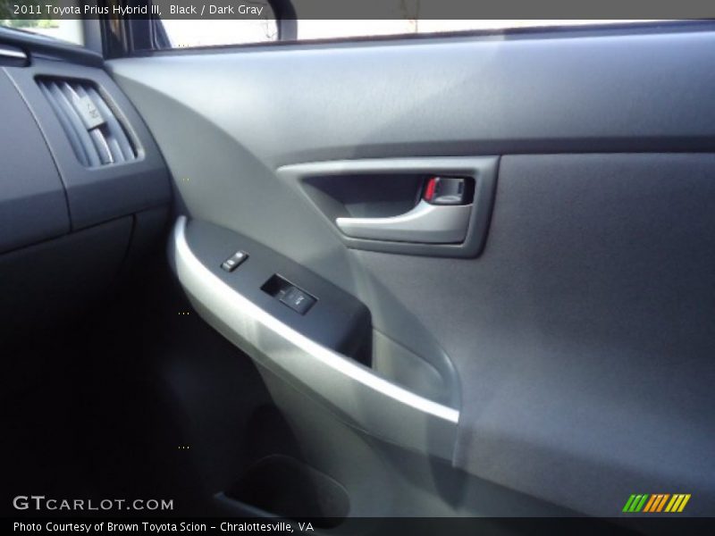 Black / Dark Gray 2011 Toyota Prius Hybrid III