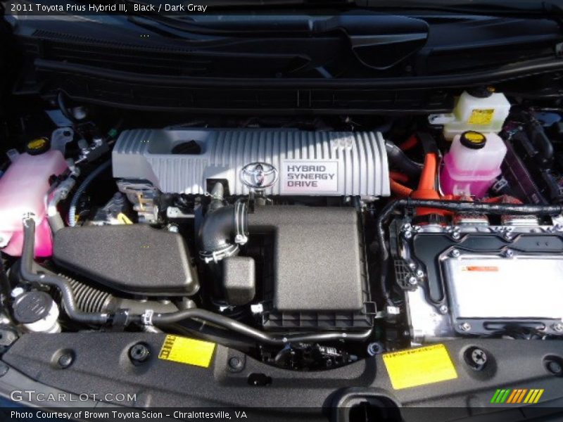 Black / Dark Gray 2011 Toyota Prius Hybrid III