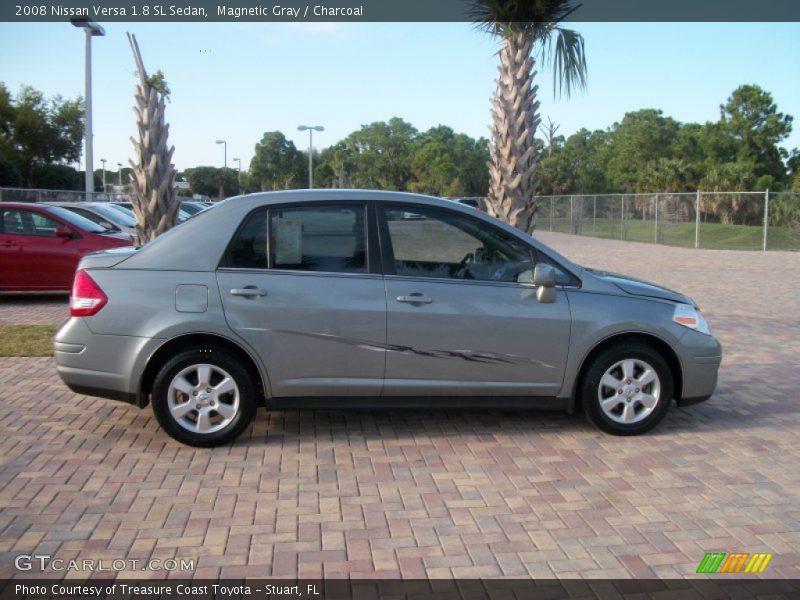 Magnetic Gray / Charcoal 2008 Nissan Versa 1.8 SL Sedan