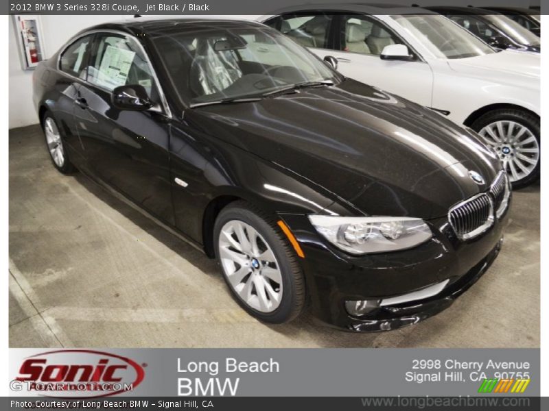 Jet Black / Black 2012 BMW 3 Series 328i Coupe