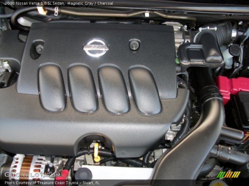 Magnetic Gray / Charcoal 2008 Nissan Versa 1.8 SL Sedan