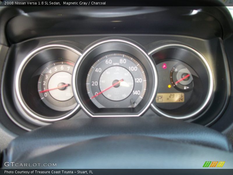 Magnetic Gray / Charcoal 2008 Nissan Versa 1.8 SL Sedan