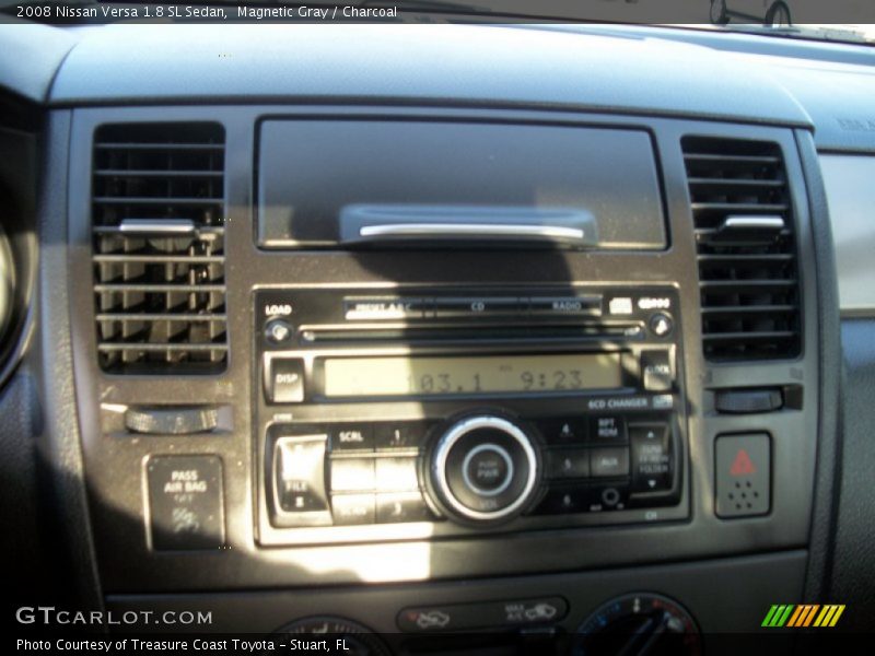 Magnetic Gray / Charcoal 2008 Nissan Versa 1.8 SL Sedan