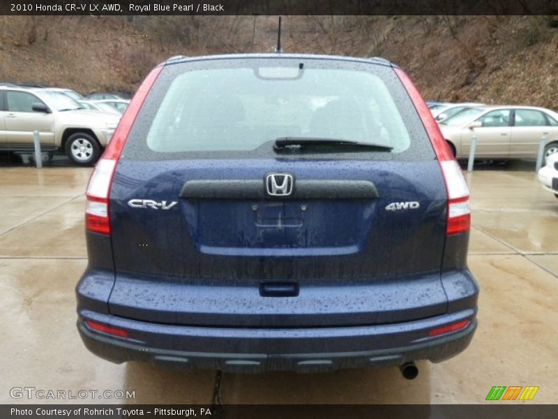 Royal Blue Pearl / Black 2010 Honda CR-V LX AWD