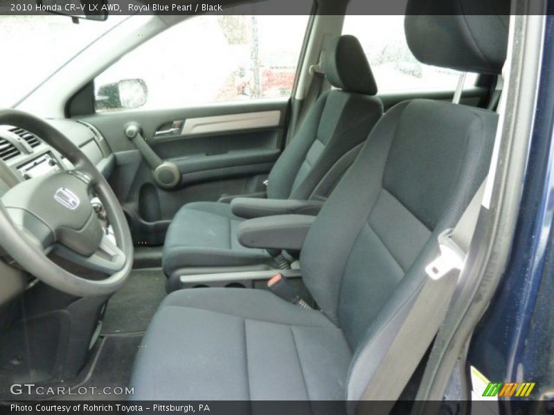Royal Blue Pearl / Black 2010 Honda CR-V LX AWD