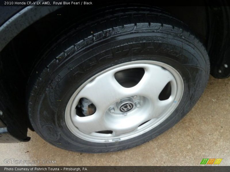 Royal Blue Pearl / Black 2010 Honda CR-V LX AWD