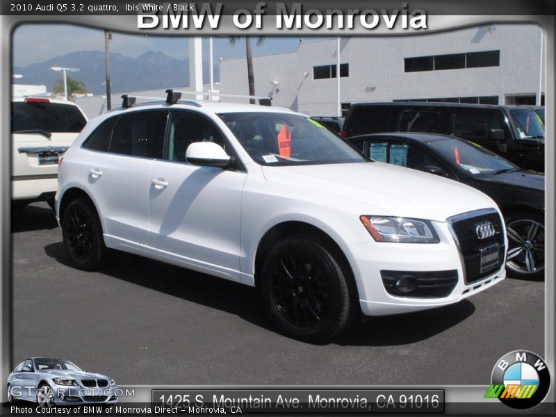 Ibis White / Black 2010 Audi Q5 3.2 quattro