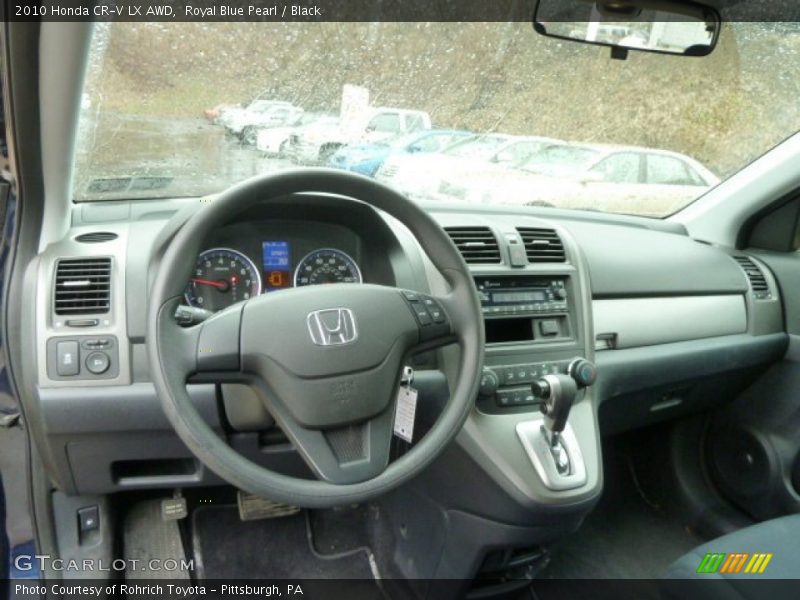 Royal Blue Pearl / Black 2010 Honda CR-V LX AWD