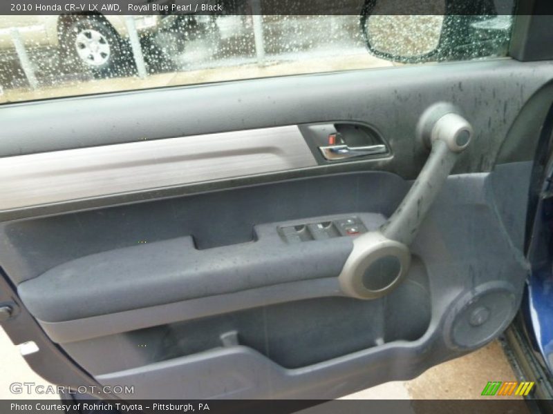 Royal Blue Pearl / Black 2010 Honda CR-V LX AWD