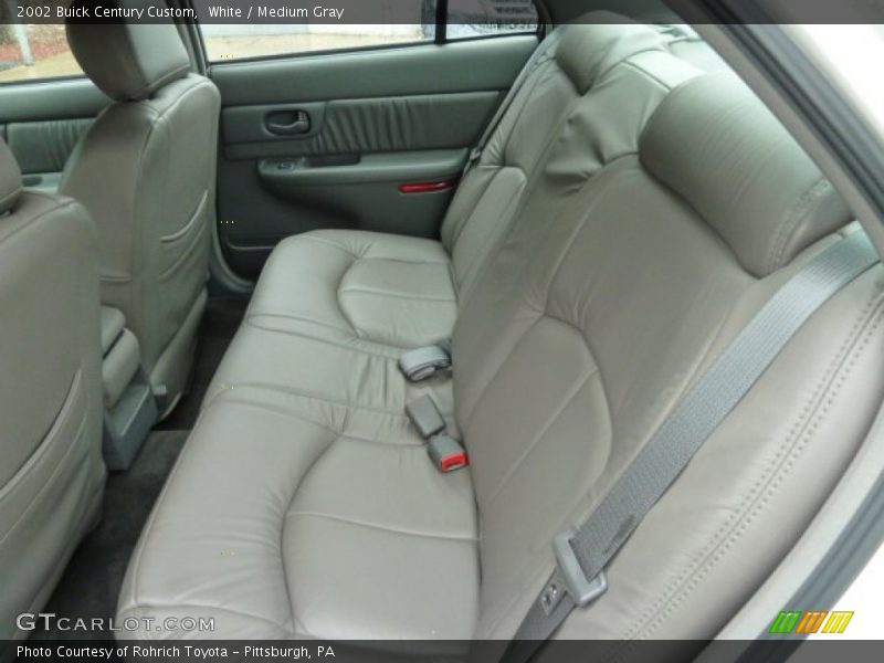 White / Medium Gray 2002 Buick Century Custom