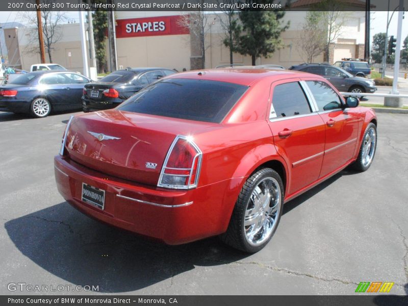 Inferno Red Crystal Pearlcoat / Dark Slate Gray/Light Graystone 2007 Chrysler 300 Touring