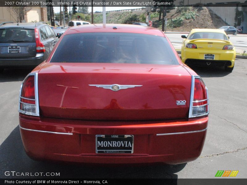 Inferno Red Crystal Pearlcoat / Dark Slate Gray/Light Graystone 2007 Chrysler 300 Touring