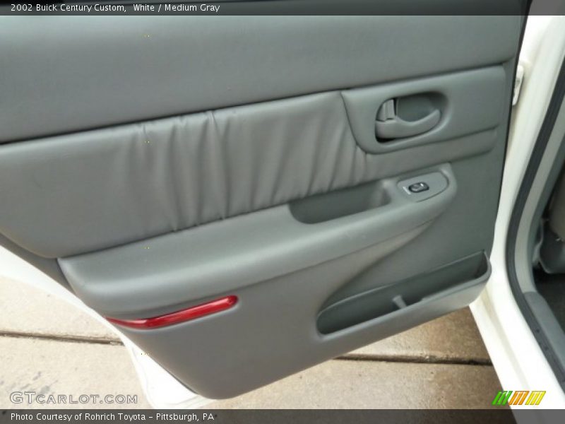 White / Medium Gray 2002 Buick Century Custom