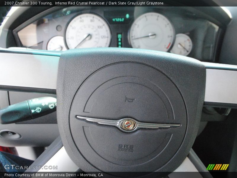 Inferno Red Crystal Pearlcoat / Dark Slate Gray/Light Graystone 2007 Chrysler 300 Touring