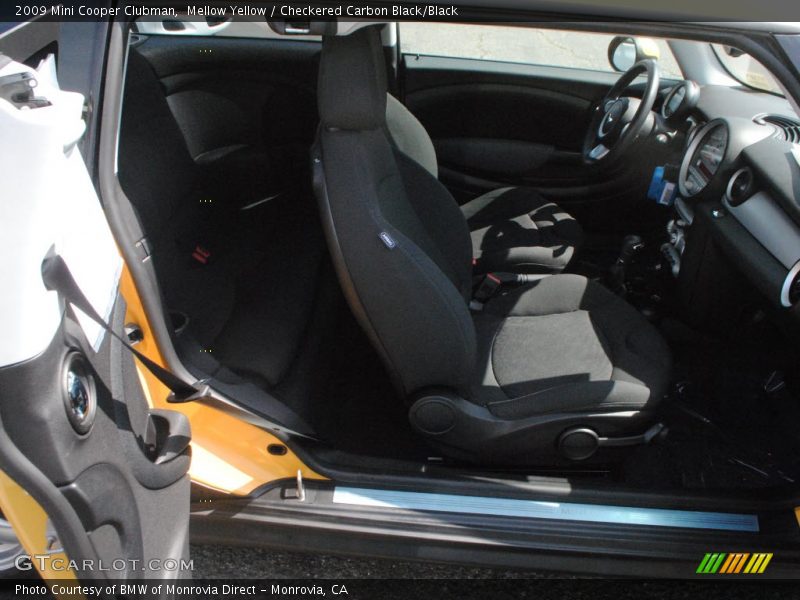Mellow Yellow / Checkered Carbon Black/Black 2009 Mini Cooper Clubman