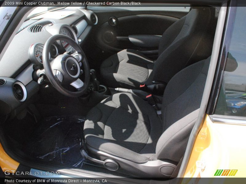 Mellow Yellow / Checkered Carbon Black/Black 2009 Mini Cooper Clubman