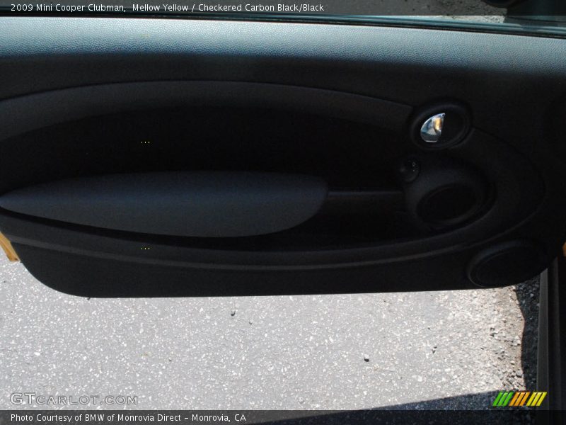 Mellow Yellow / Checkered Carbon Black/Black 2009 Mini Cooper Clubman