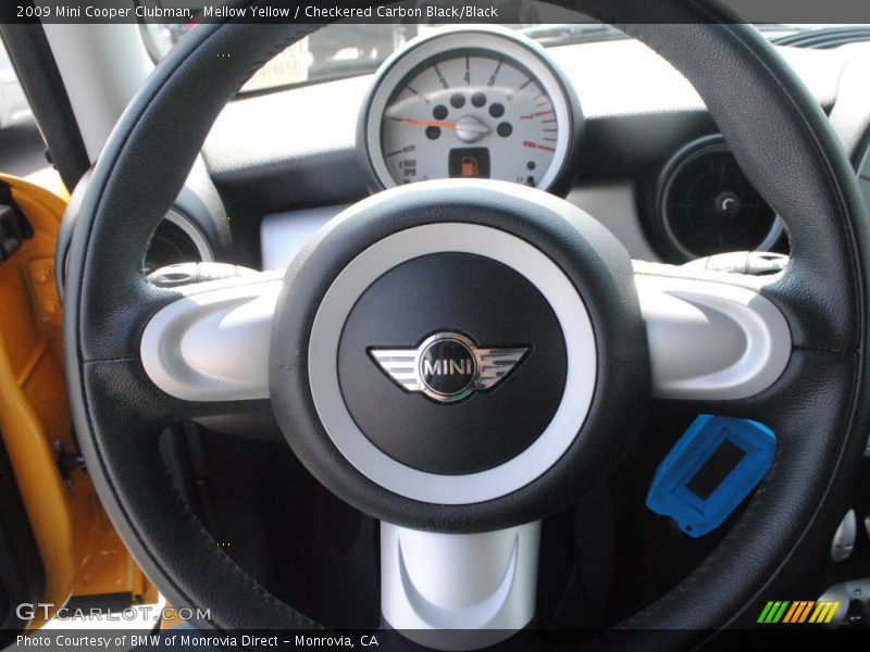 Mellow Yellow / Checkered Carbon Black/Black 2009 Mini Cooper Clubman