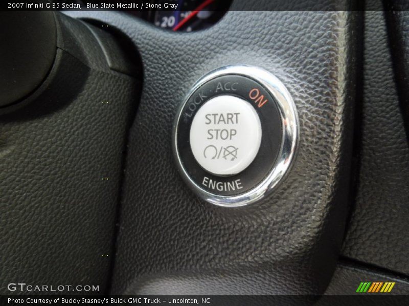 Blue Slate Metallic / Stone Gray 2007 Infiniti G 35 Sedan
